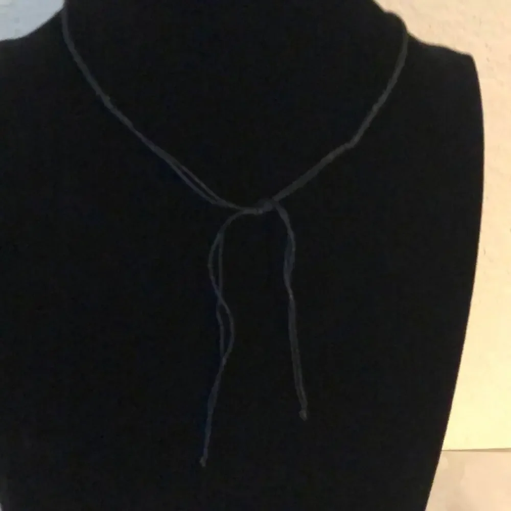PU Leather Adjustable Cord with Ball Necklace